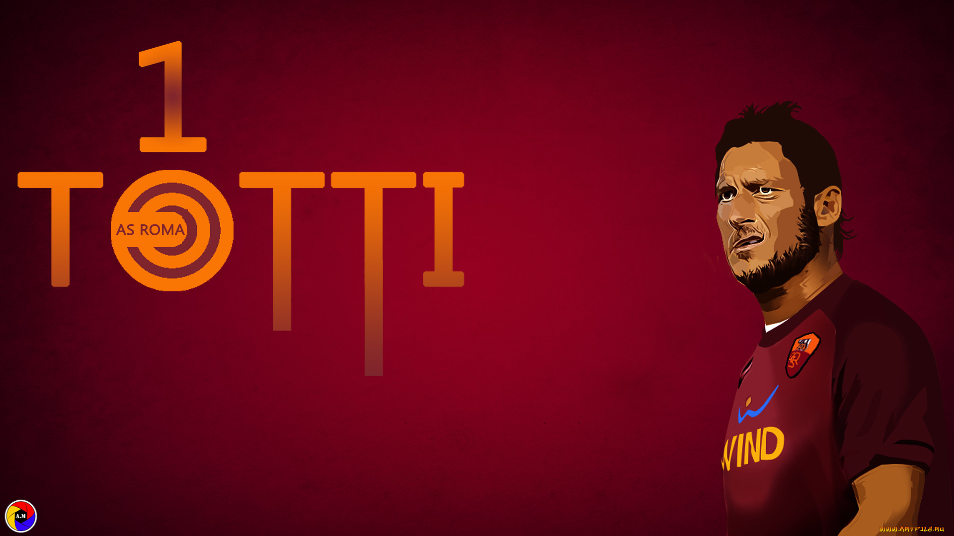 , 3d, , , , soccer, as, roma, 1, totti, , , , best, news, legend